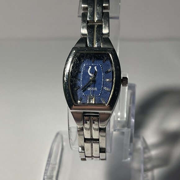 Indianapolis Colts NFL Stainless-Steel Bracelet Watch by Fossil - Picture 5 of 6